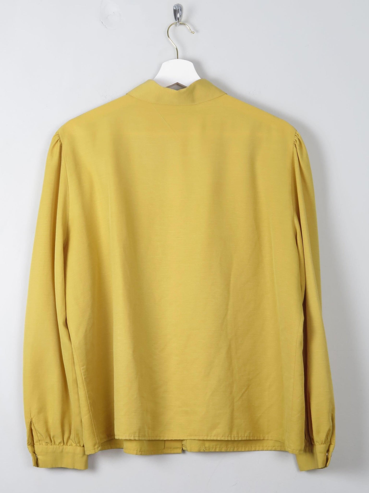 Women's Vintage Mustard Blouse L/XL - The Harlequin