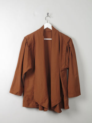 Women's Vintage Rust Waterfall Jacket S/M - The Harlequin