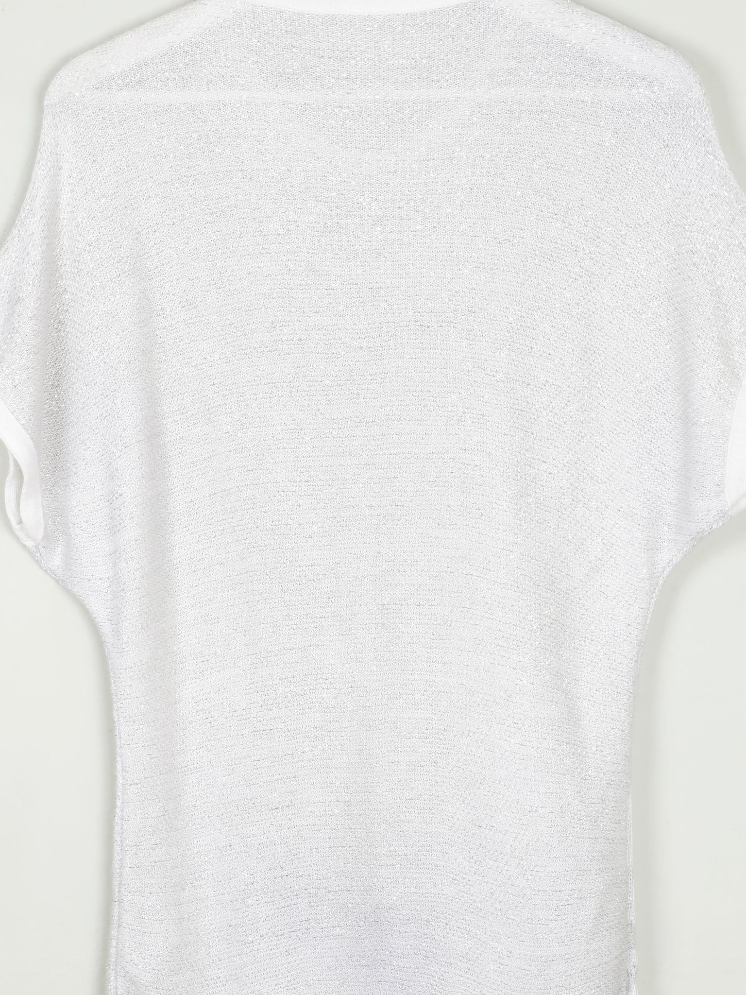 Women's Vintage Silver Top S/M - The Harlequin