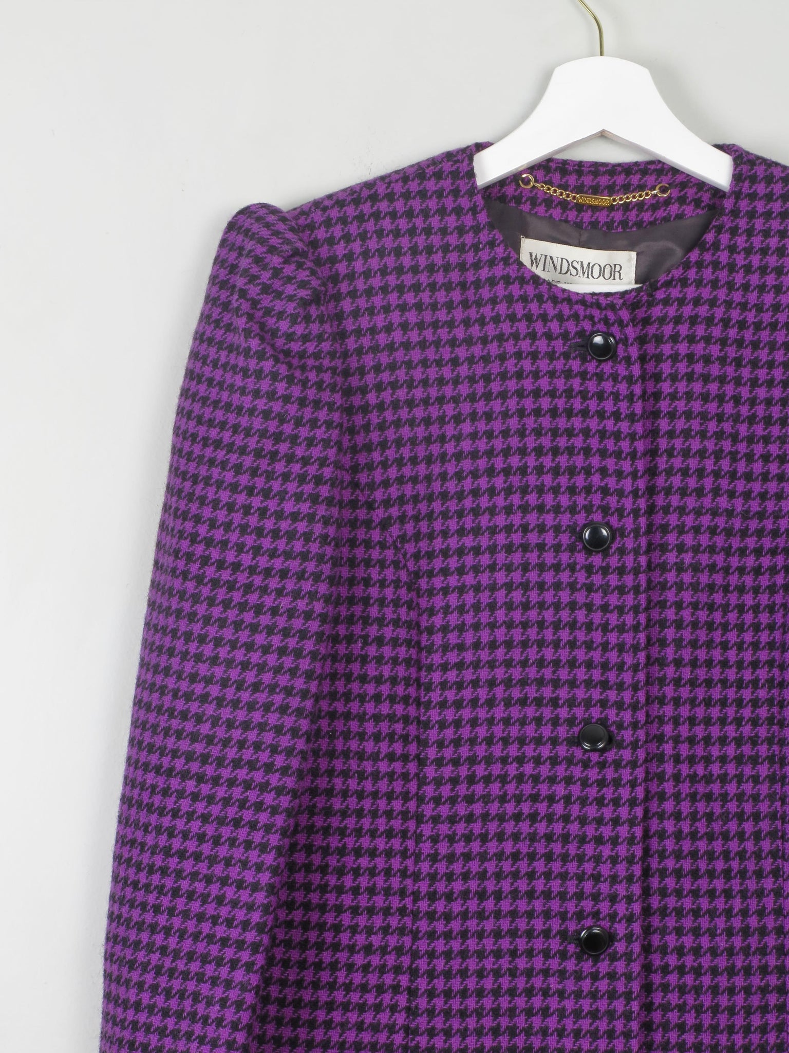 Women's Vintage Suit Purple & Black XS/S - The Harlequin