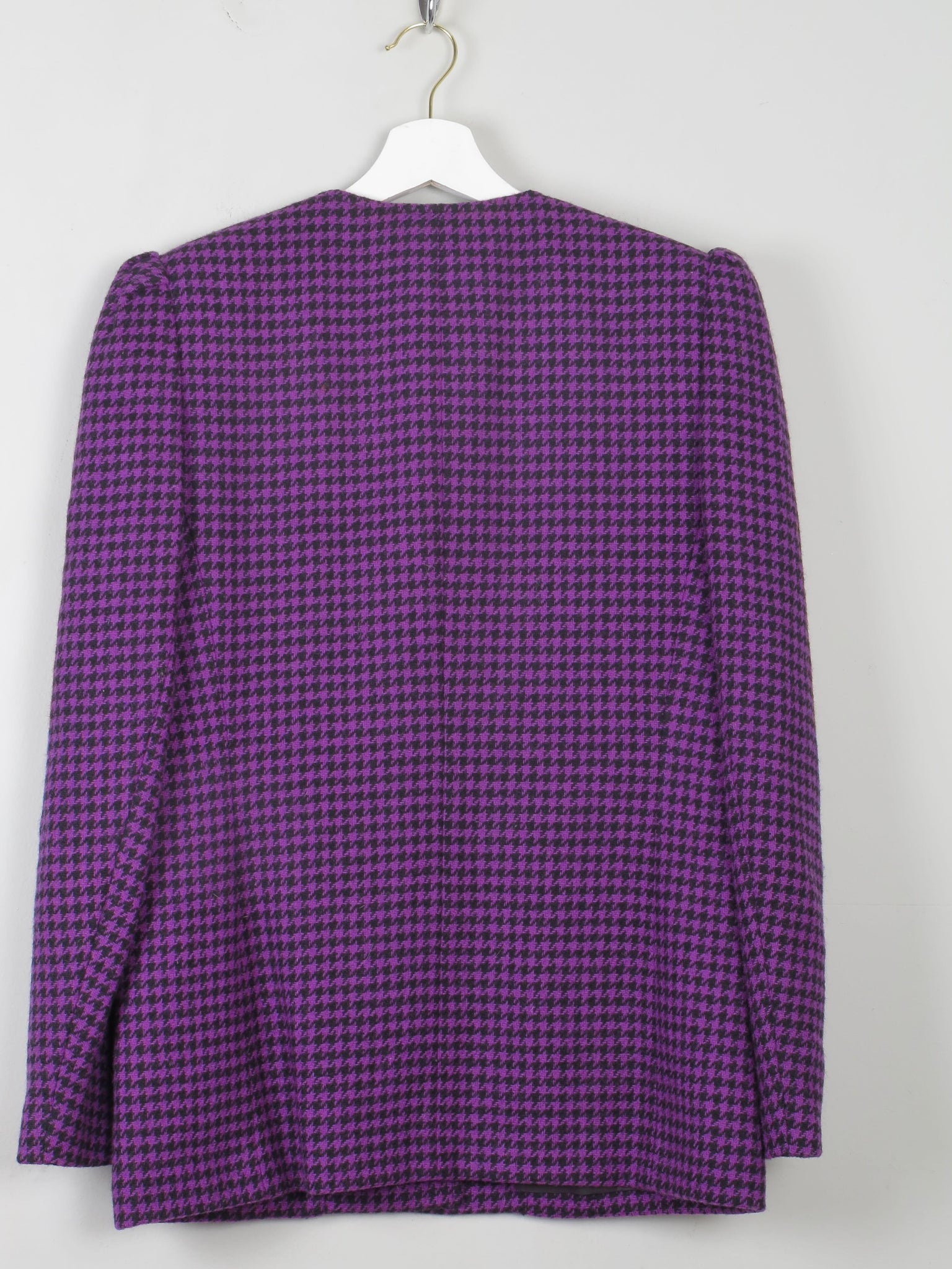 Women's Vintage Suit Purple & Black XS/S - The Harlequin