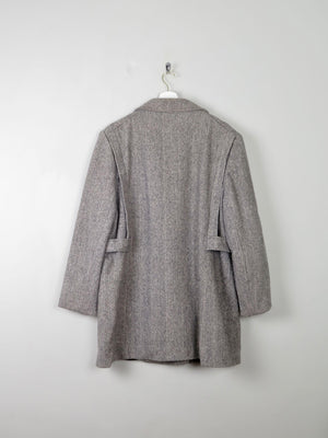 Women's Wool Tweed Short Coat L/XL - The Harlequin