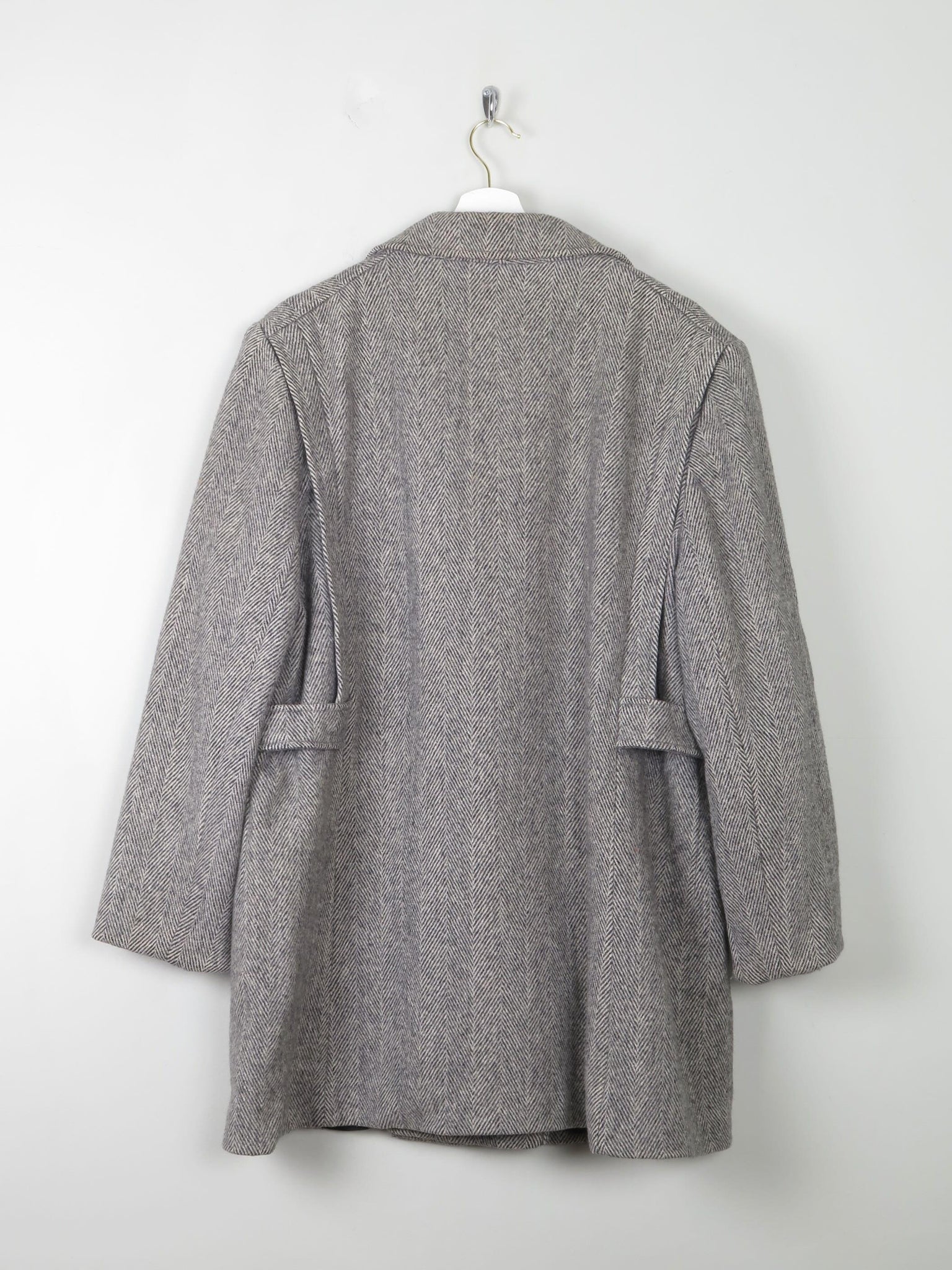 Women's Wool Tweed Short Coat L/XL - The Harlequin