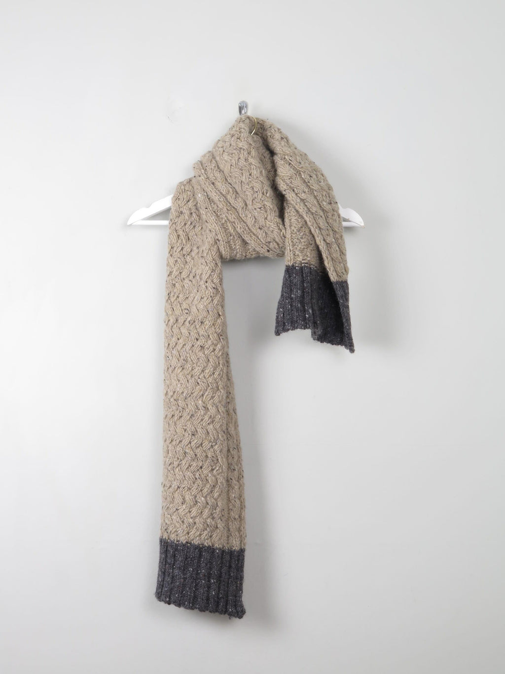 Wool Avoca Knitted Scarf - The Harlequin