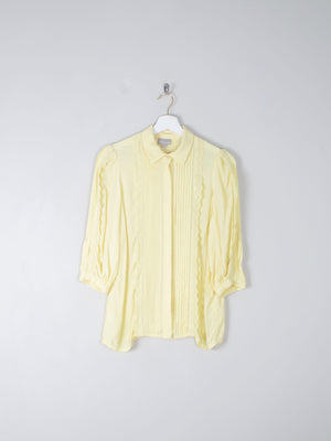Yellow Oliver Bonas Frilly Blouse 8 - The Harlequin