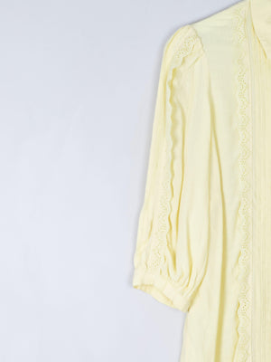 Yellow Oliver Bonas Frilly Blouse 8 - The Harlequin
