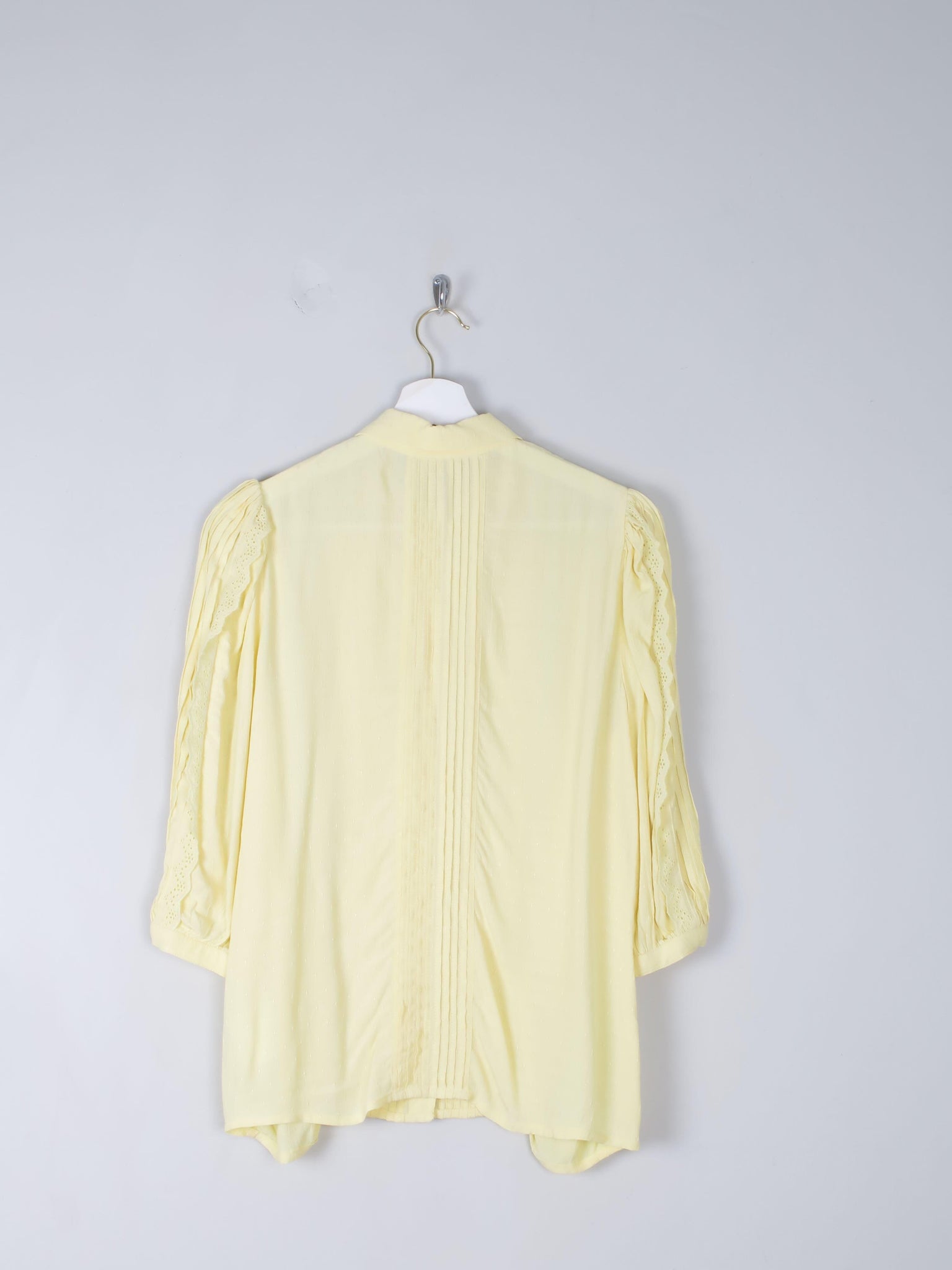 Yellow Oliver Bonas Frilly Blouse 8 - The Harlequin