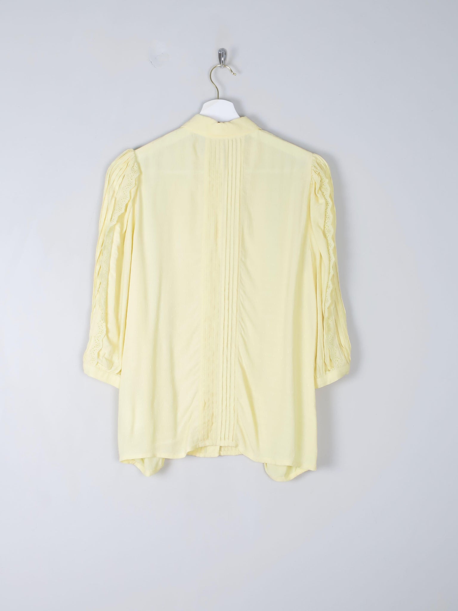 Yellow Oliver Bonas Frilly Blouse 8 - The Harlequin