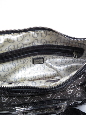 Teal & Grey Vintage Guess Shoulder Bag