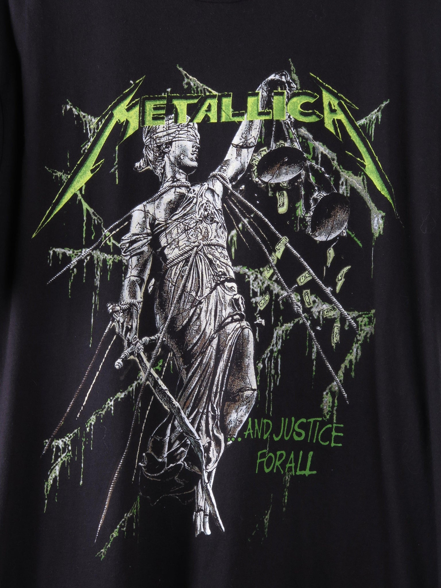 Metallica Rock T-shirt ' And Juistice For All' L - The Harlequin