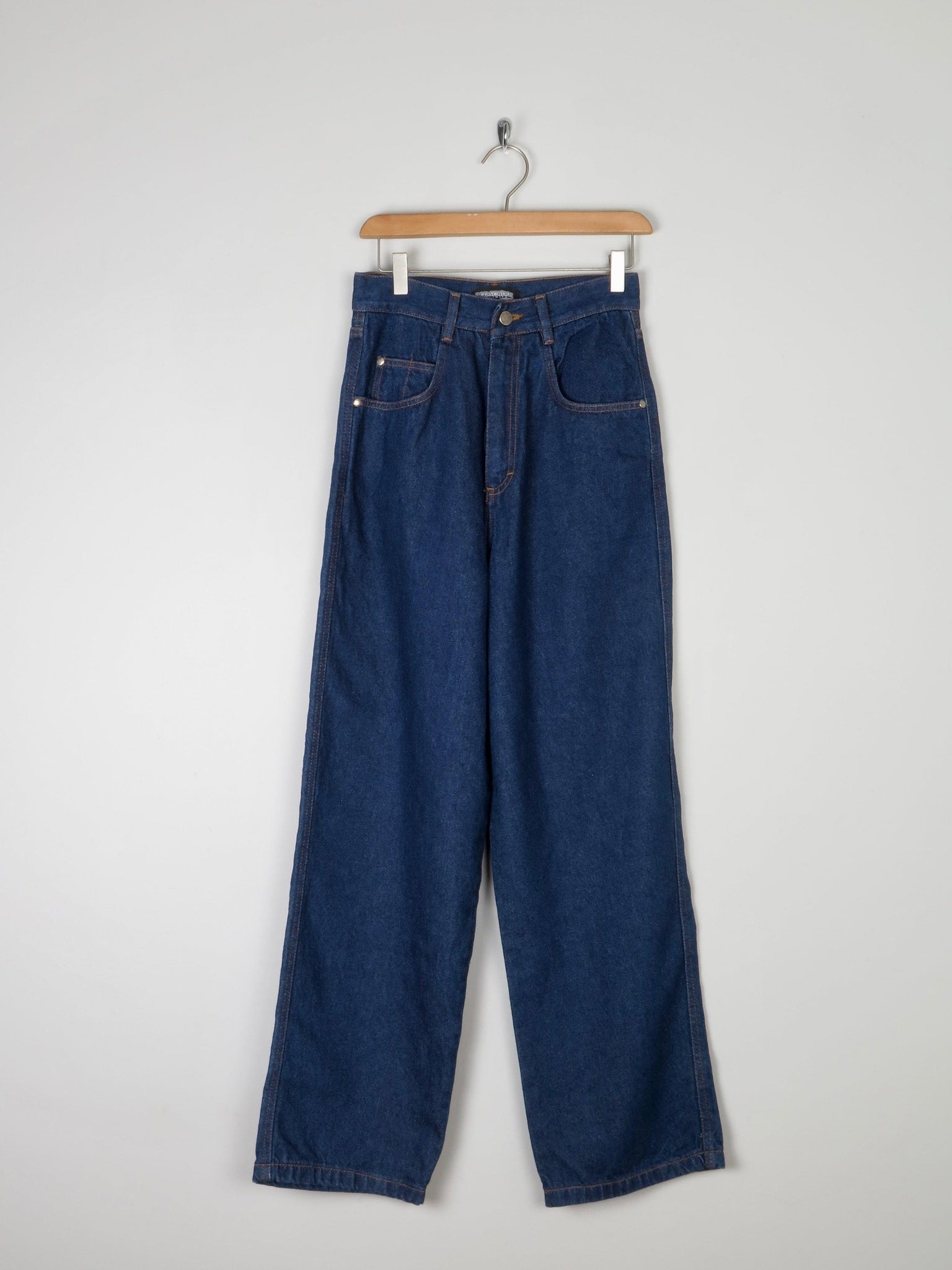 Vintage Indigo 1990s High Waisted Jeans Unworn 26" - The Harlequin