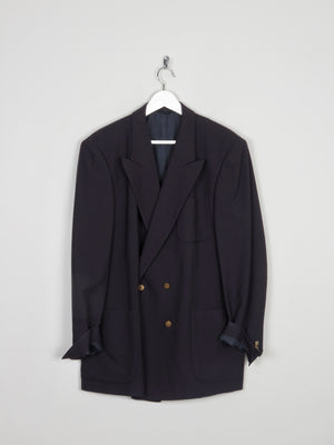 Men’s Navy Burberry Double Breasted Blazer 44/L
