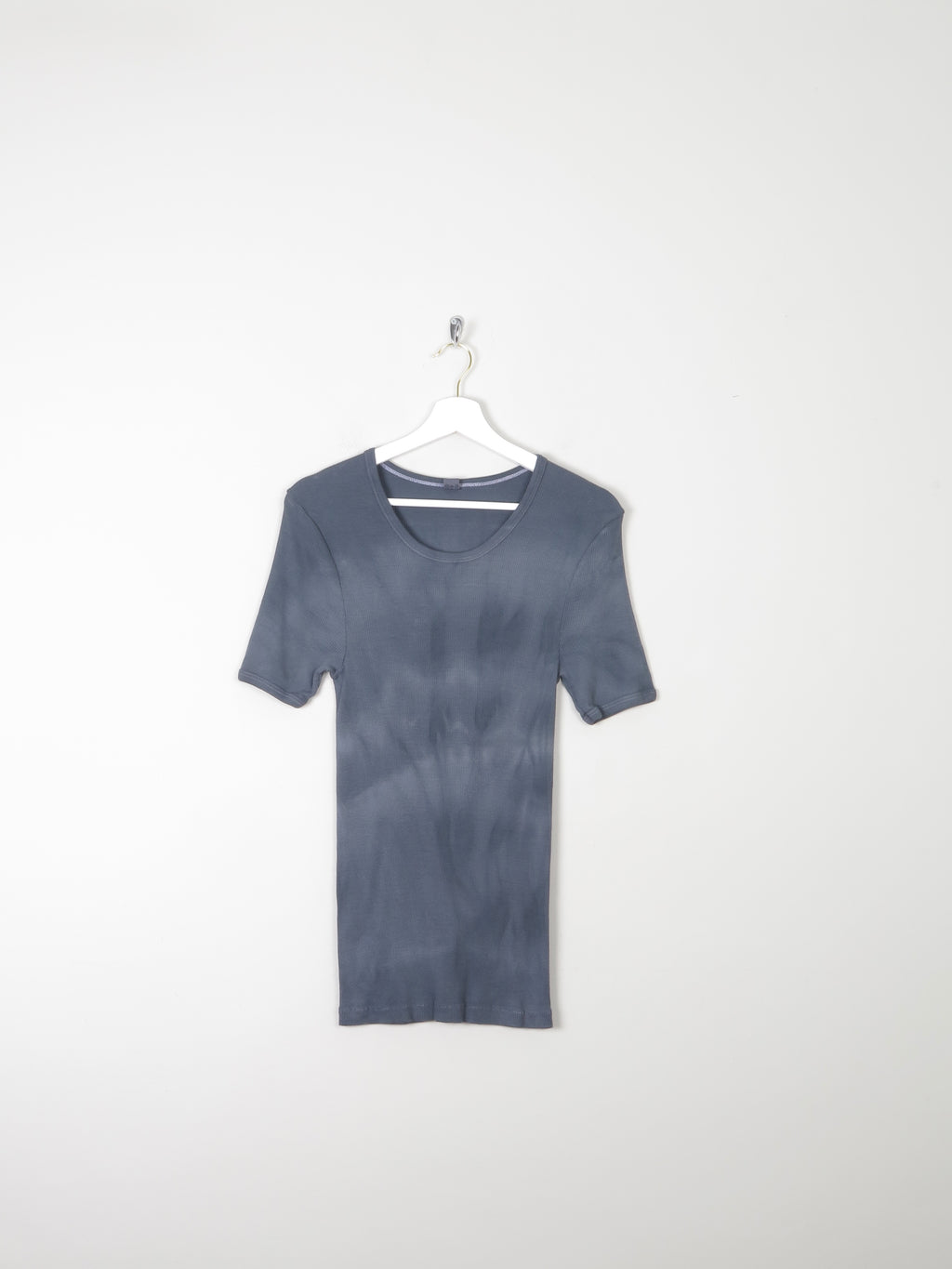 Unisex Tie Dye Ribbed Vintage T-shirt S/M