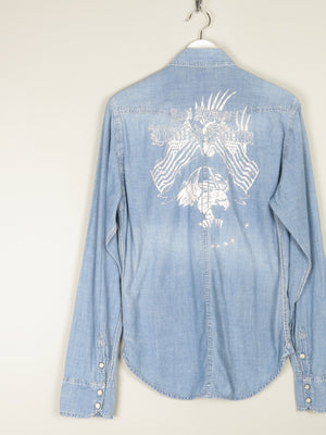 Mens Levi's Limited Edition Denim Shirt With Print On the Back S