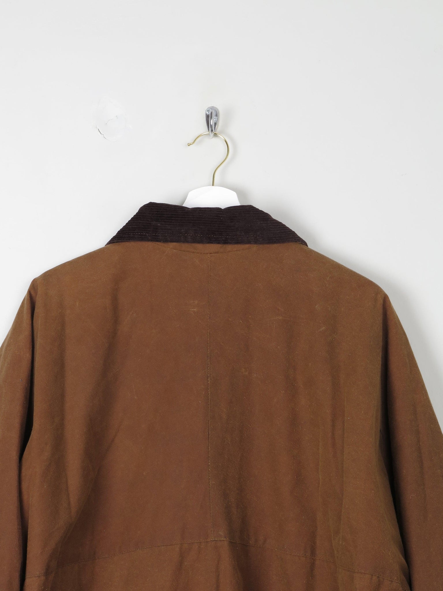 Men's Vintage Wax Jacket Rust XL - The Harlequin