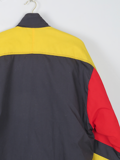 Men's Vintage Jacket Colourful  With Zip L - The Harlequin