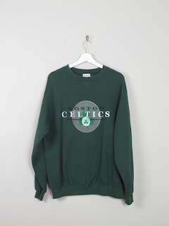 Men's Vintage Boston  Celtics Sweatshirt Green M