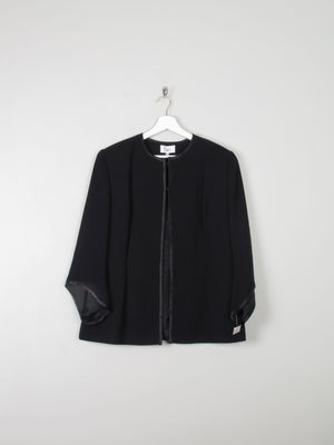 Women’s Black Vintage Tailored Dressy Jacket Unworn 12/14 - The Harlequin