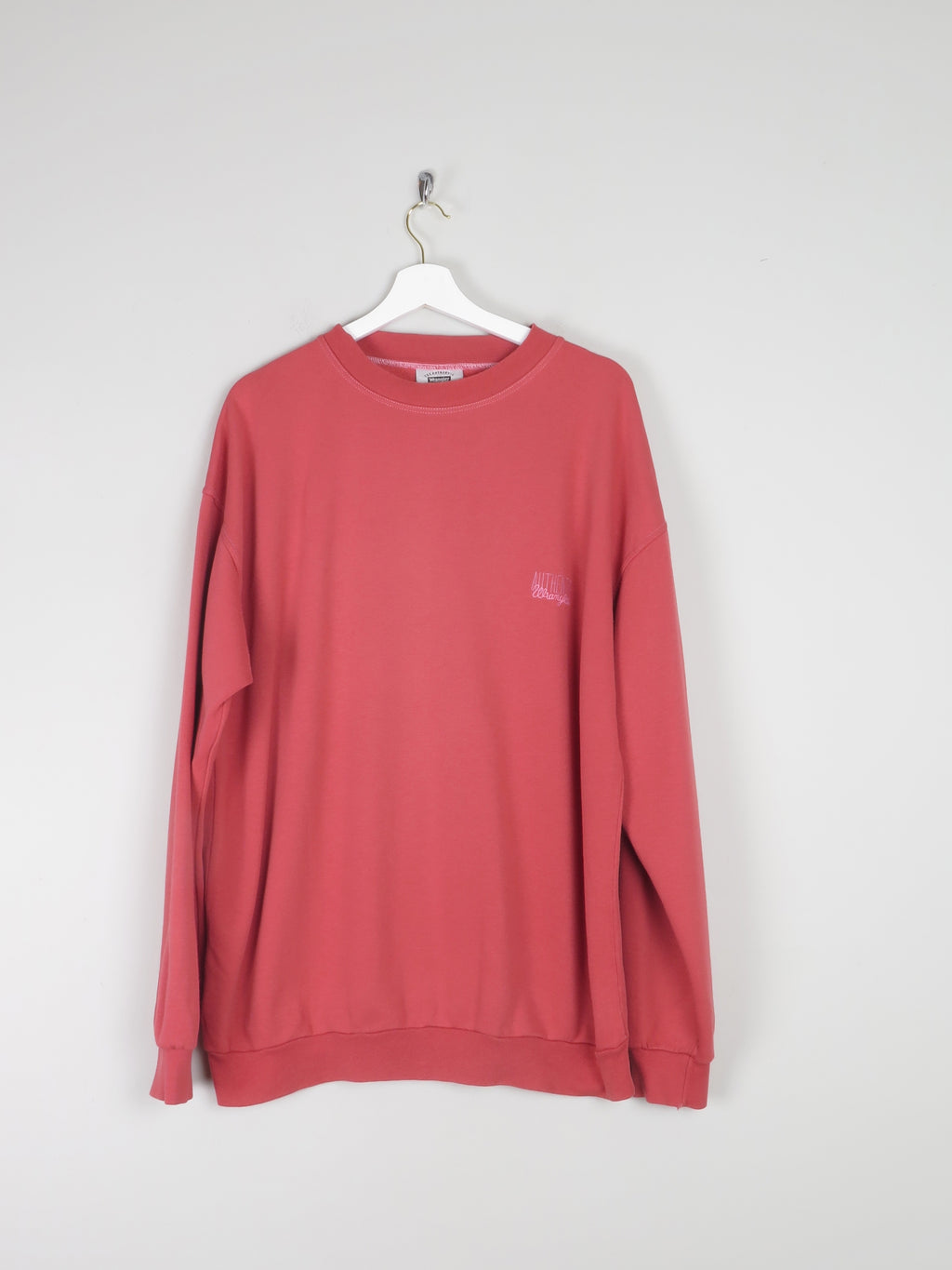 Men's Vintage Wrangler Coral Sweatshirt L/XL