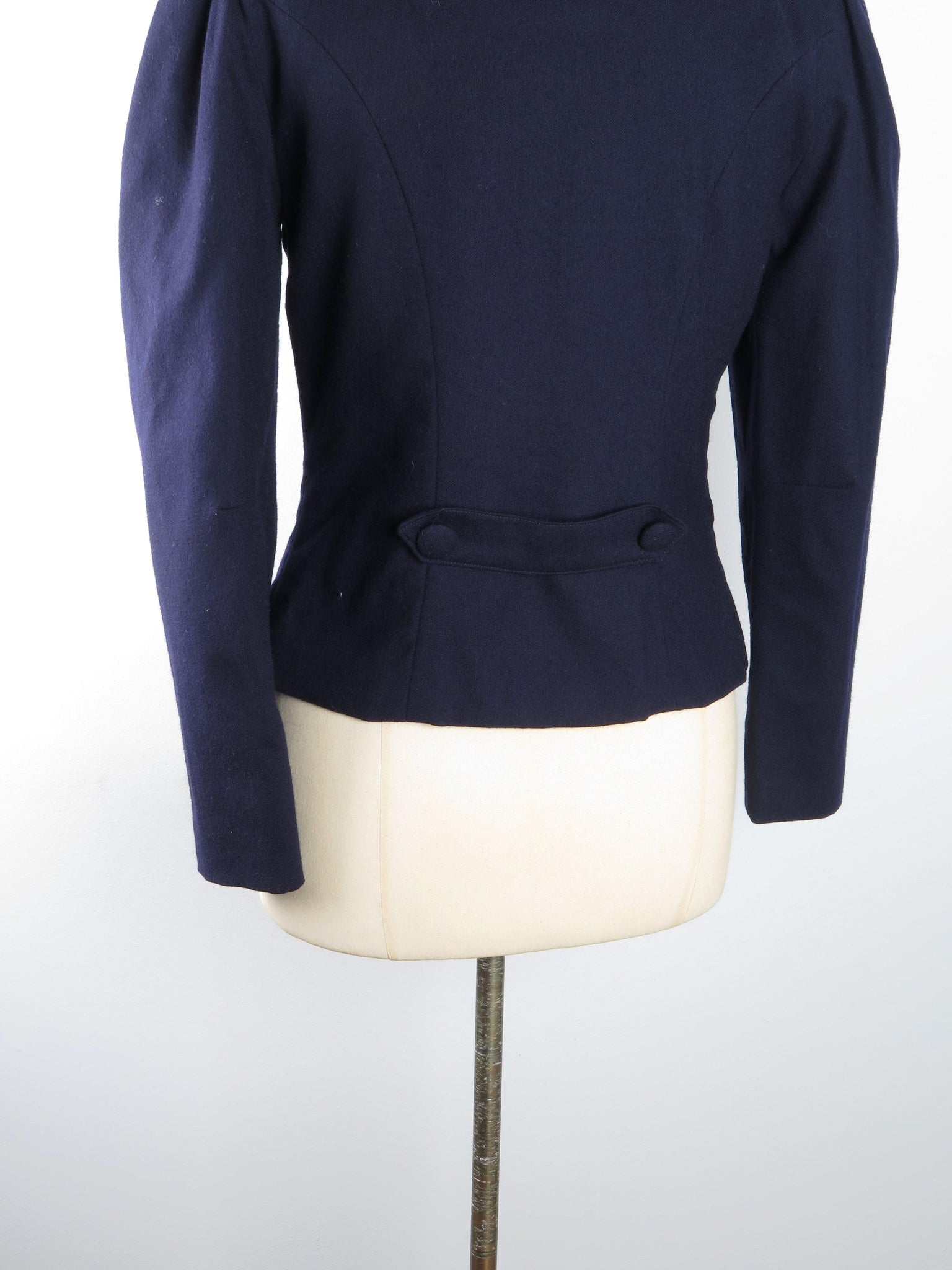 Women’s French Navy Light Wool Jacket 10/12 - The Harlequin