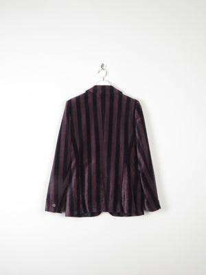 Women’s Striped  Velvet Tailored Jacket S