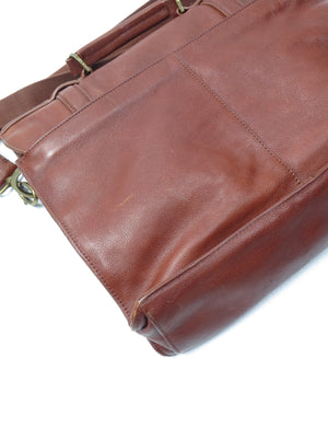 Mens Brown Leather Ted Baker Bag