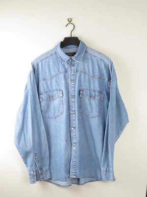 Vintage Blue Denim Shirt 