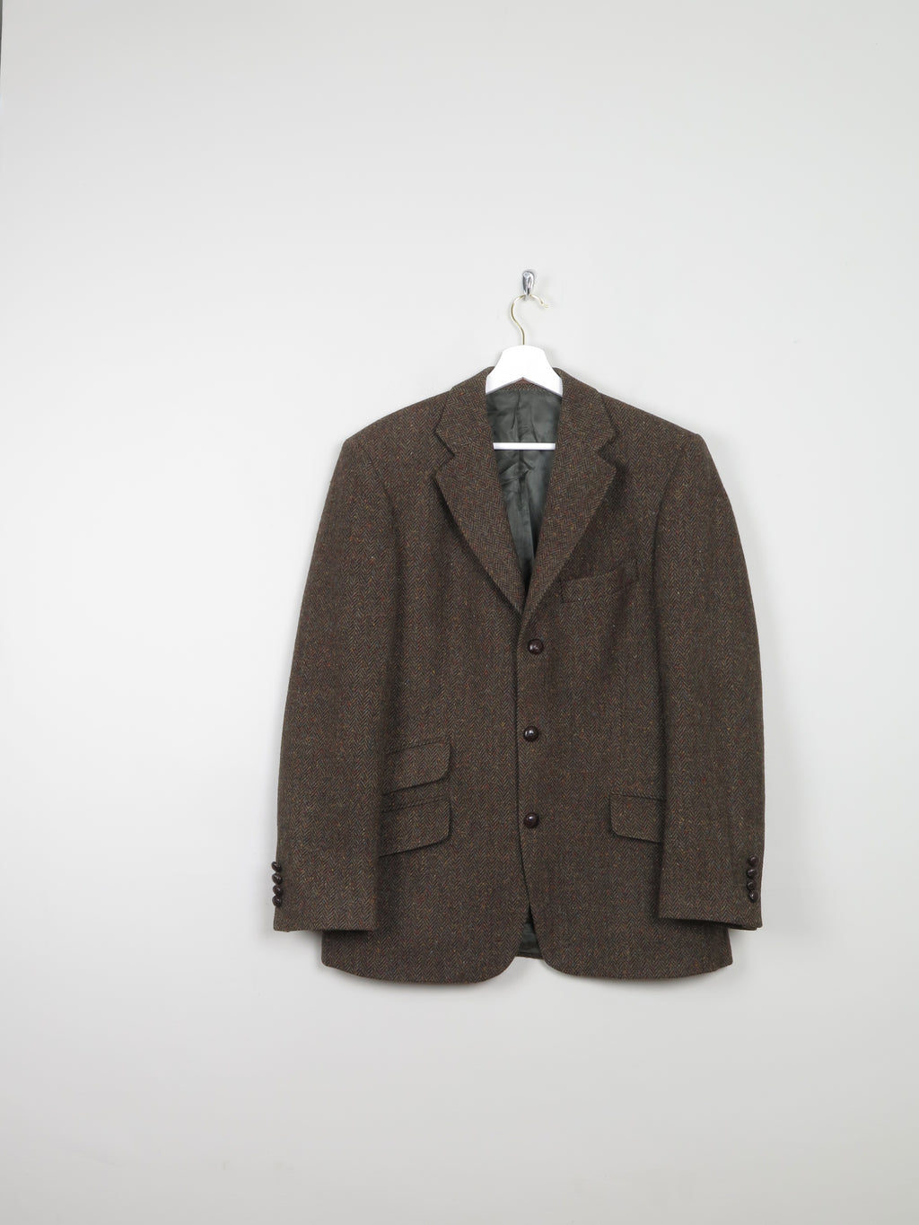 Men's Green Donegal  Tweed Jacket 42"