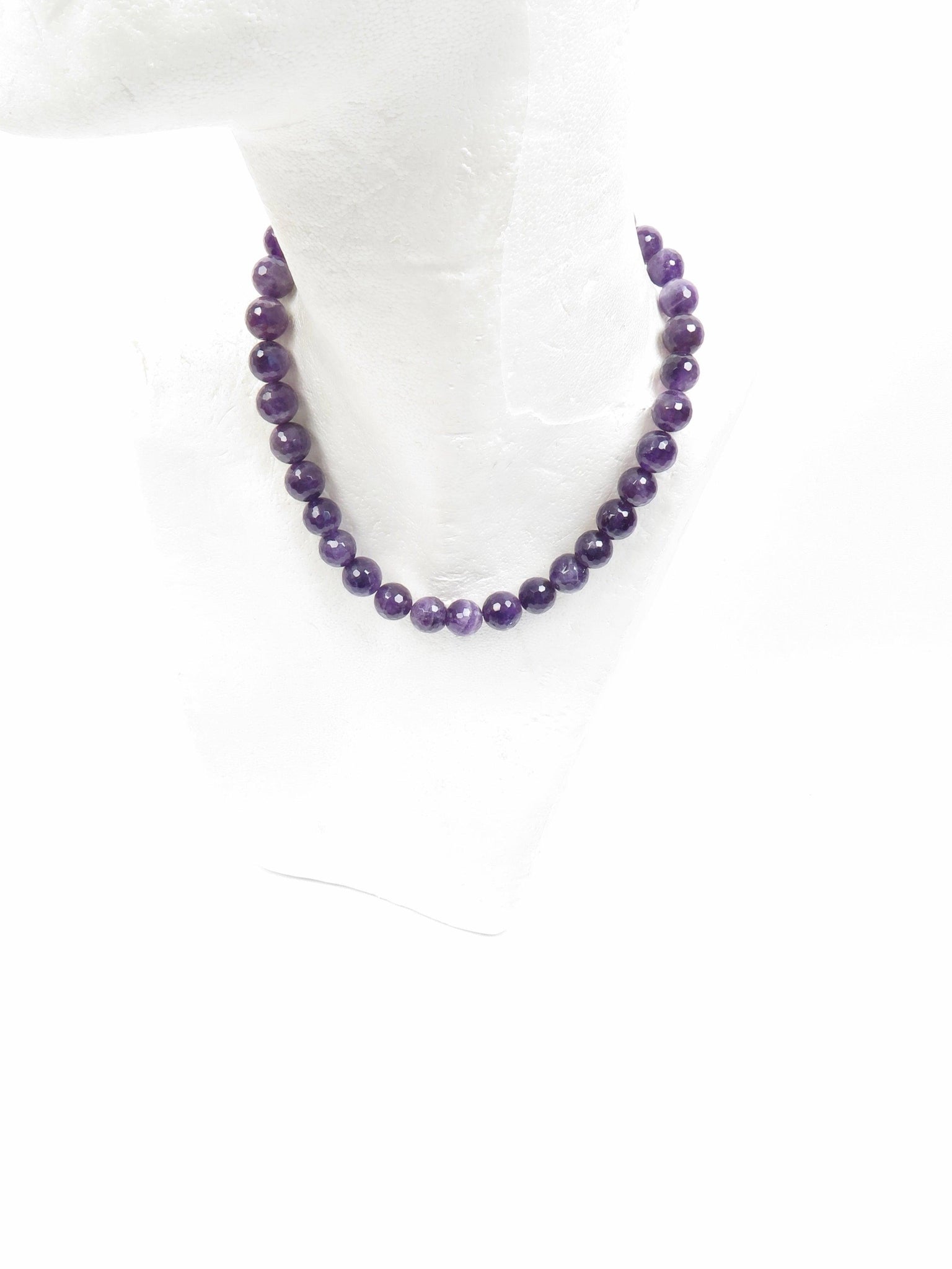 Amethyst Faceted Necklace - The Harlequin