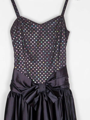 Black & Polka Dot Corset Party Dress 10 - The Harlequin
