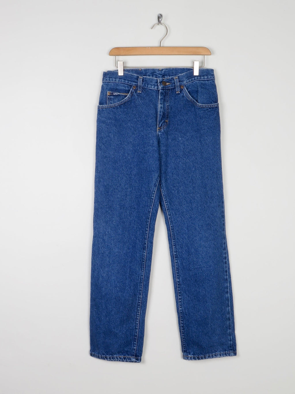 Blue Vintage Lee Jeans 31W - The Harlequin