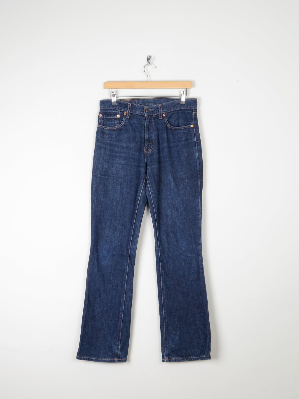 Dark Blue Vintage Levis With Slight Boot Cut Kick Flare S 28/32L  525s - The Harlequin
