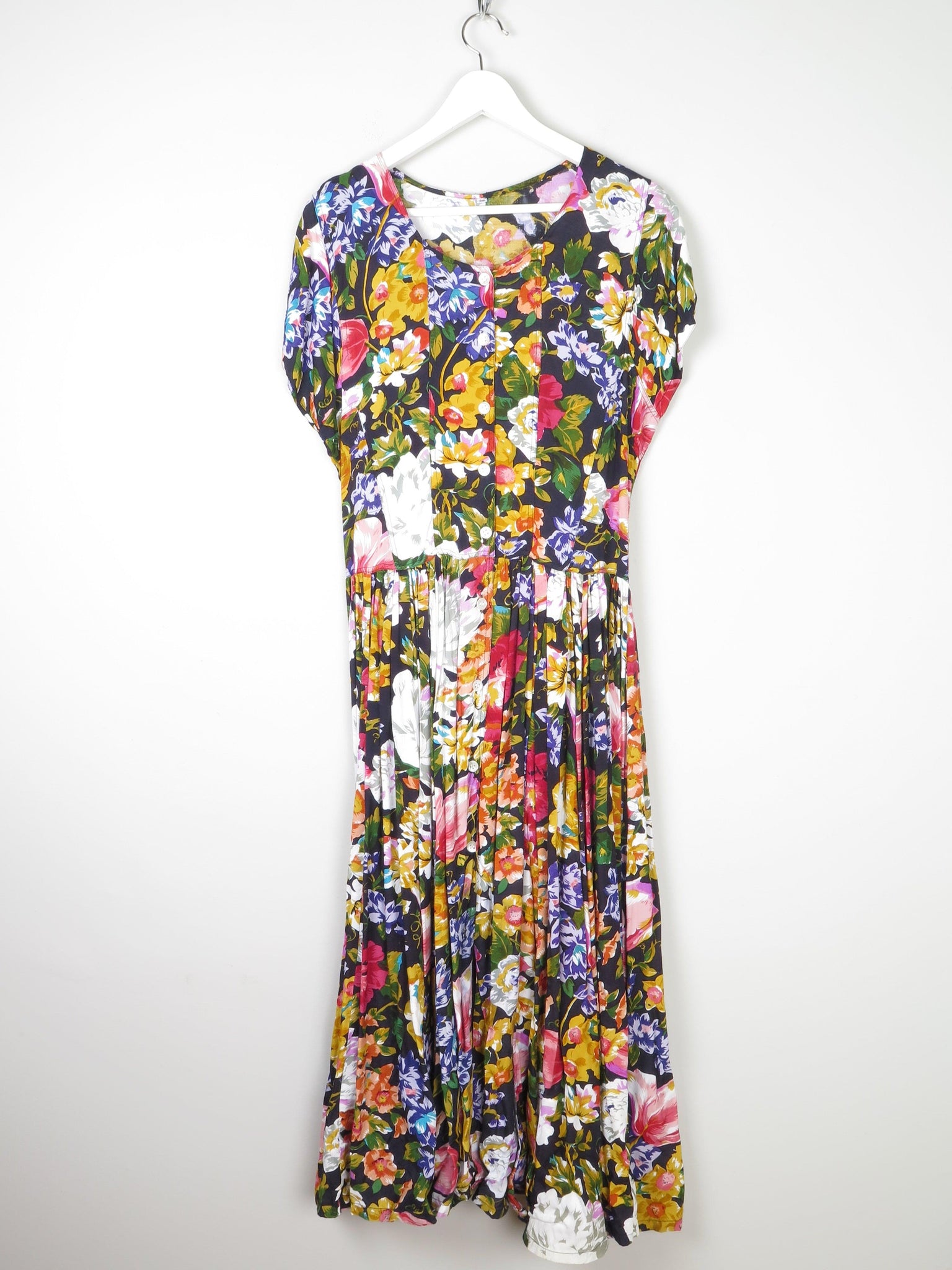 Floral Vintage Long Dress 10/12 - The Harlequin