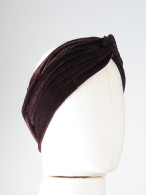 Half Turban Velvet Headband - The Harlequin