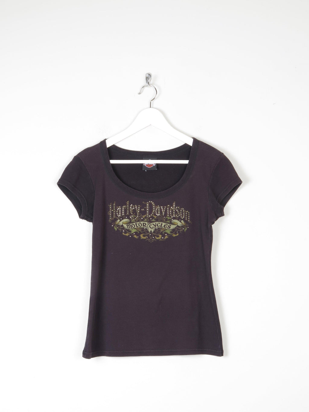 Harley Davidson Fitted Ladies T-shirt S - The Harlequin