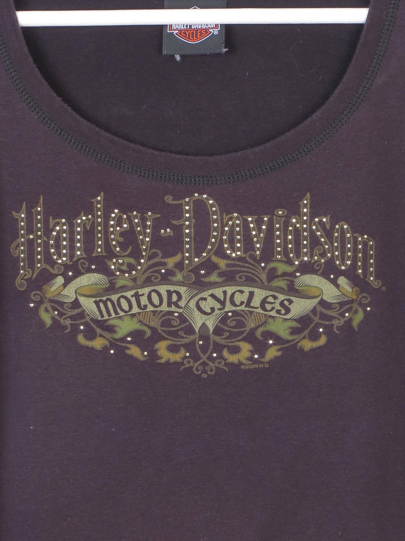 Harley Davidson Fitted Ladies T-shirt S - The Harlequin