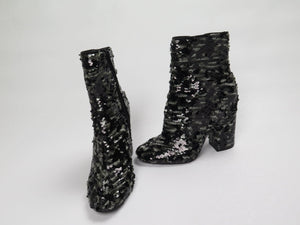 Kendal & Kylie Sequin Boots UK 5 US 7 - The Harlequin