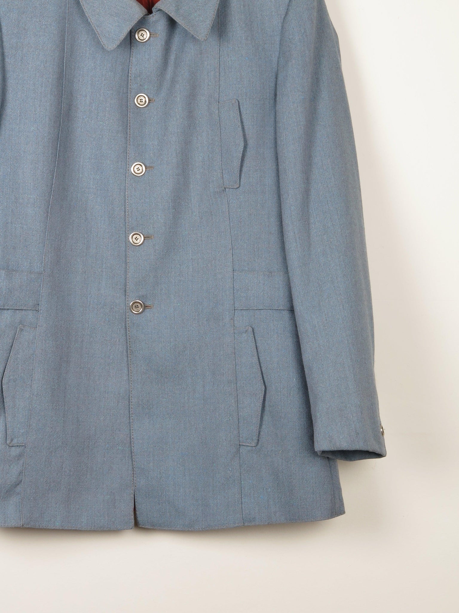 Men's 1960s Vintage Blue Jacket 40"S/M - The Harlequin