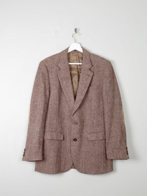Men's 1970s Vintage Brown Tweed Jacket 38" - The Harlequin