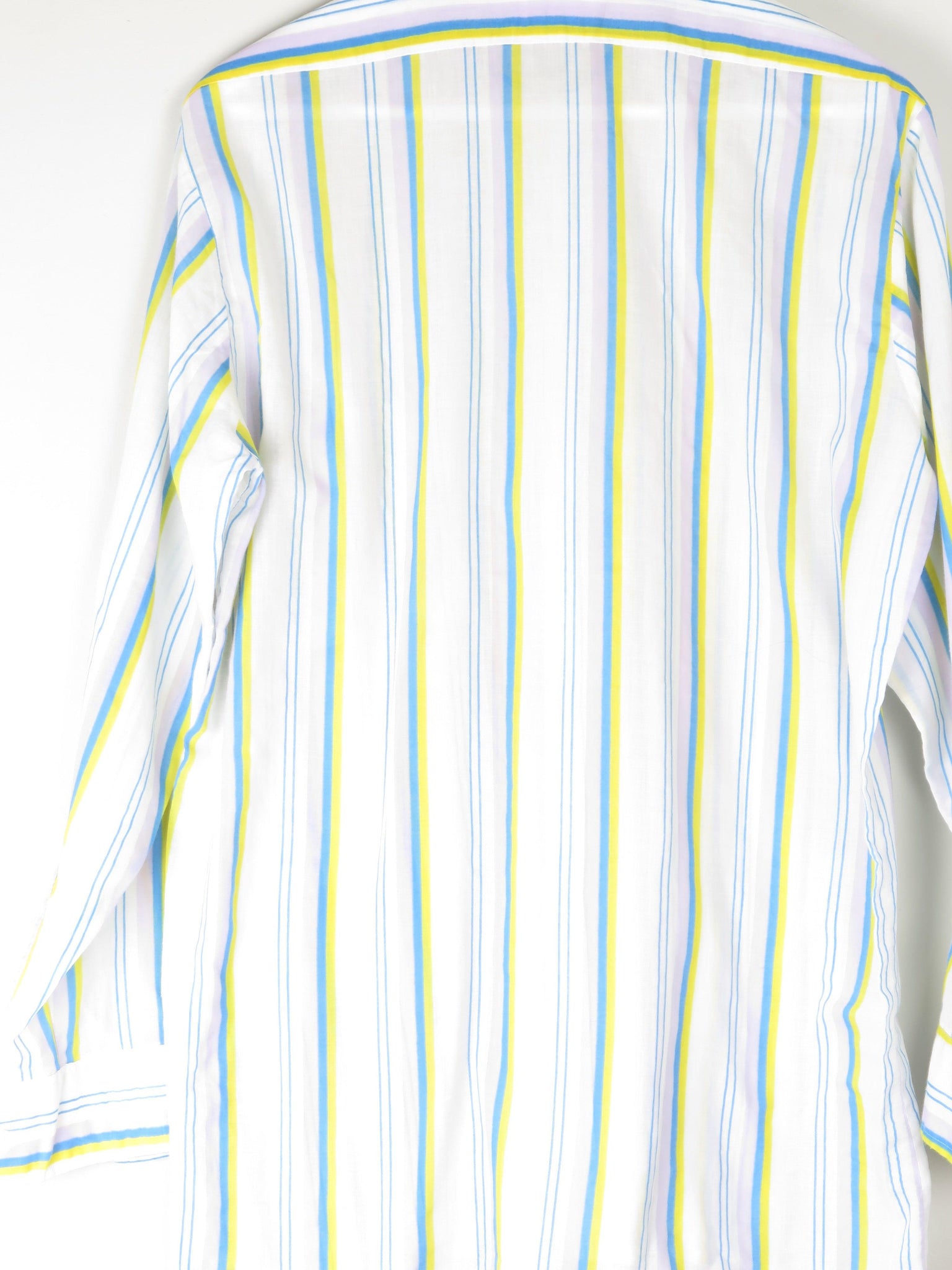 Men’s Bright 1970s Colourful Striped Shirt M - The Harlequin