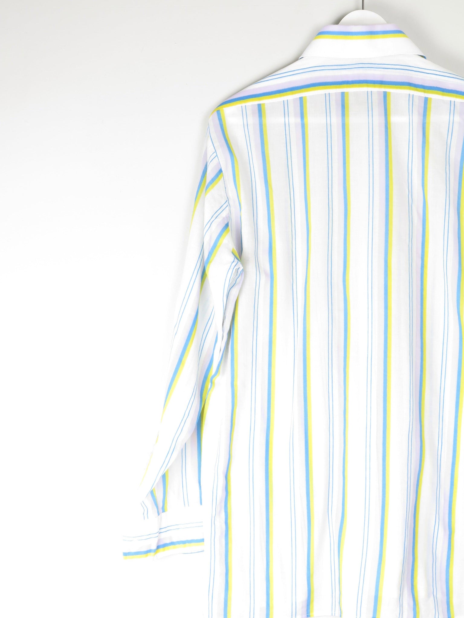 Men’s Bright 1970s Colourful Striped Shirt M - The Harlequin