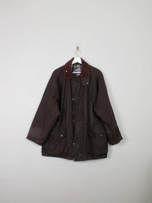 Men's Brown Vintage Wax Jacket M - The Harlequin