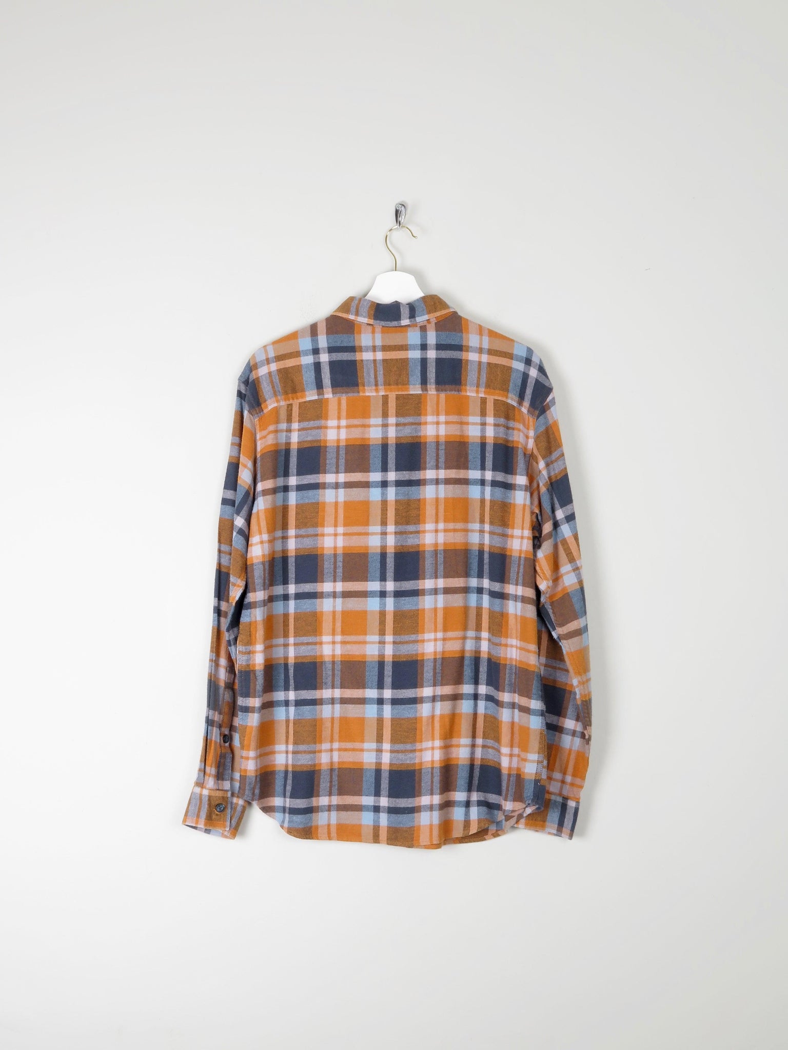 Men's Check Flannel Shirt M - The Harlequin