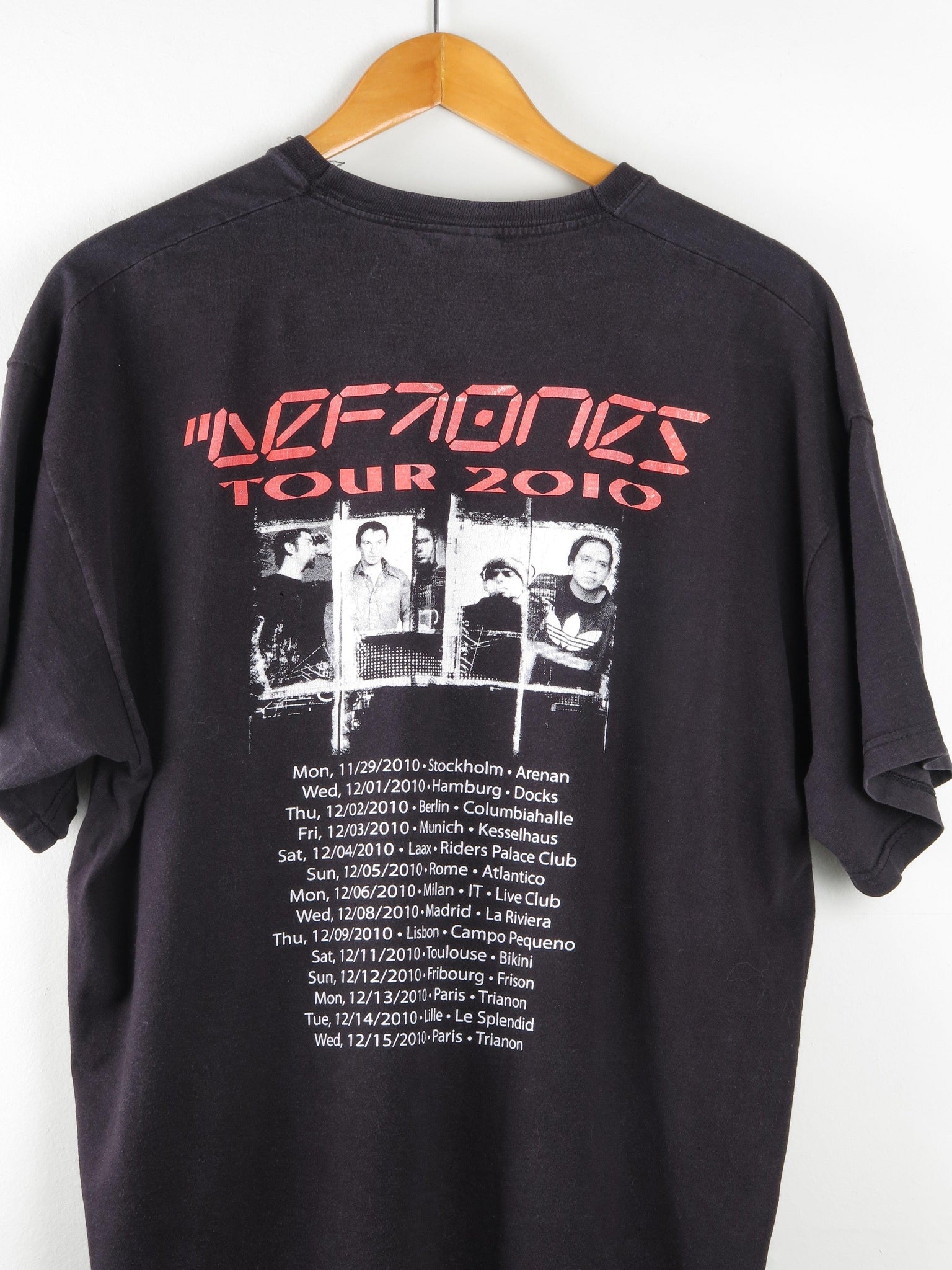 Men's Def Tones Vintage Tour Rock T-shirt L - The Harlequin