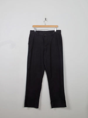 Men's Dickies Black Trousers 34 W/32 L - The Harlequin