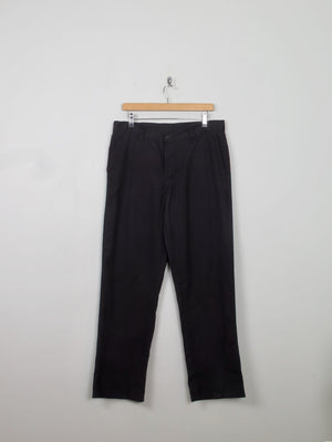 Men's Dickies Black Trousers 34 W/32 L - The Harlequin