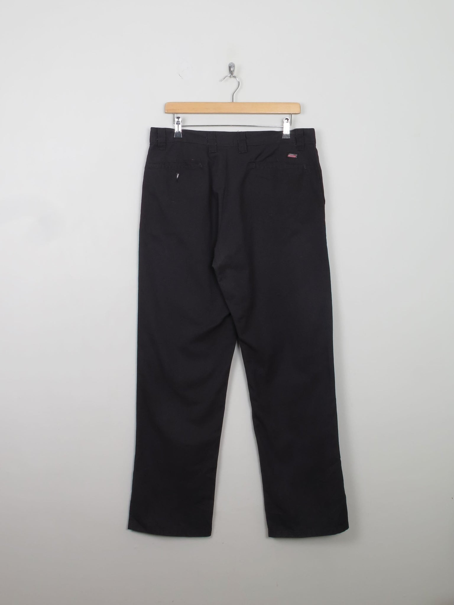 Men's Dickies Black Trousers 34 W/32 L - The Harlequin