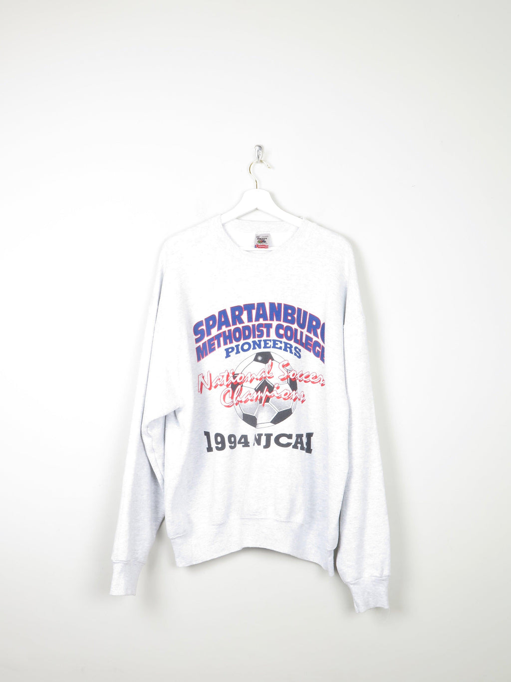 Men's Grey Spartagurg Vintage Sweatshirt XXL - The Harlequin