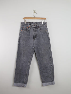 Men’s Grey Vintage Levi's Jeans 615 31" W - The Harlequin