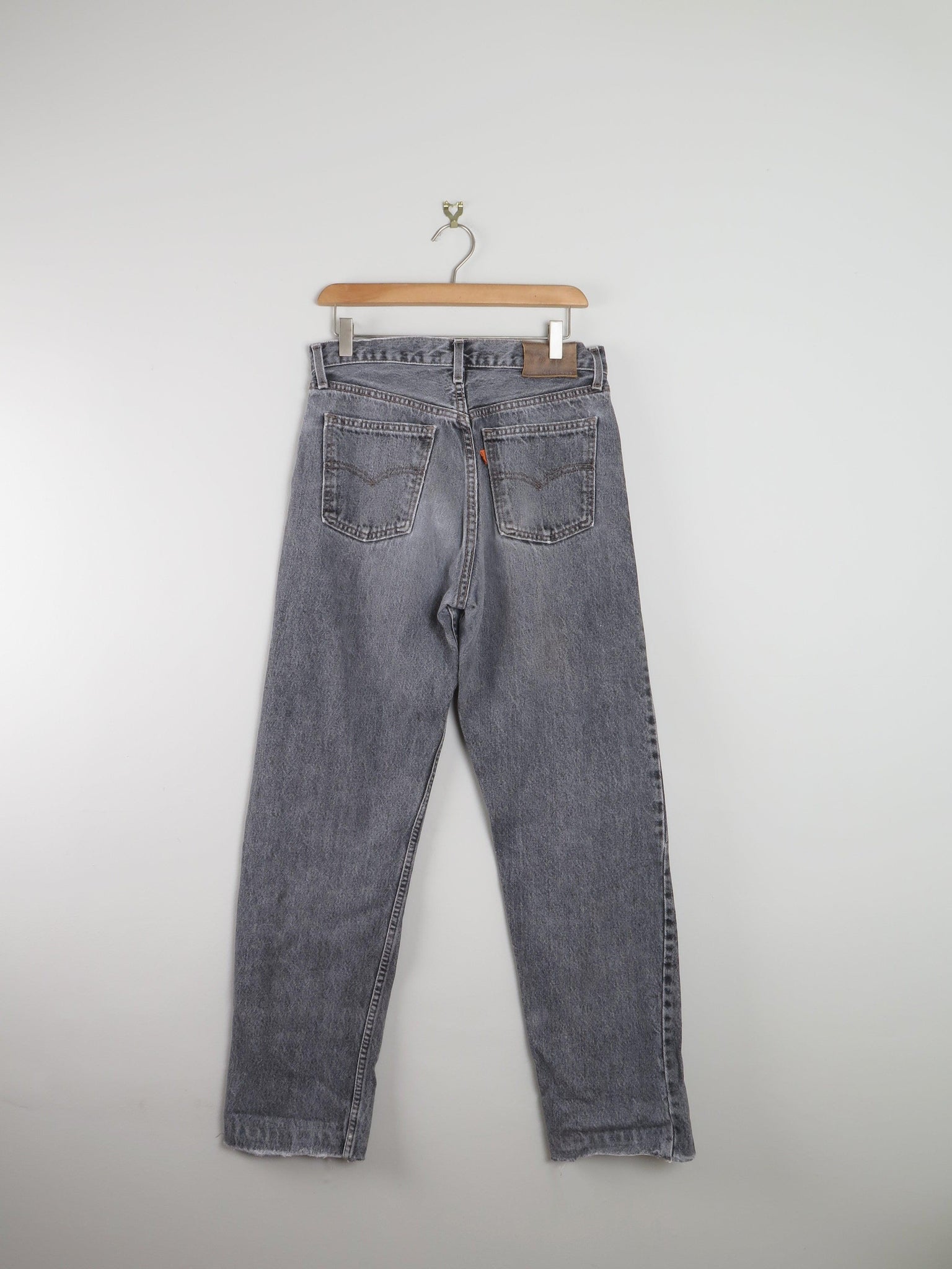 Men’s Grey Vintage Levi's Jeans 615 31" W - The Harlequin